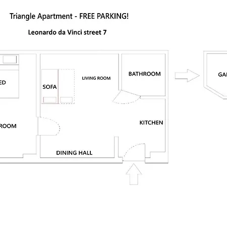 Daire Triangle - Free Parking! Budapeşte